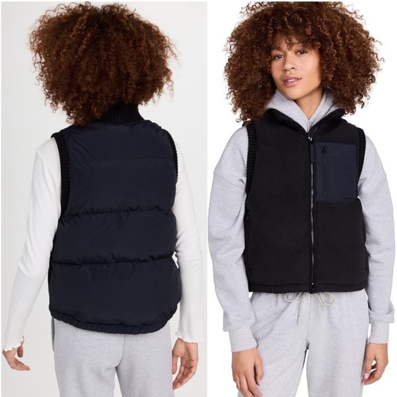 NWT Sweaty Betty Venture Padded Fleece Gilet Vest Size Large $168 - Picture 2 of 9